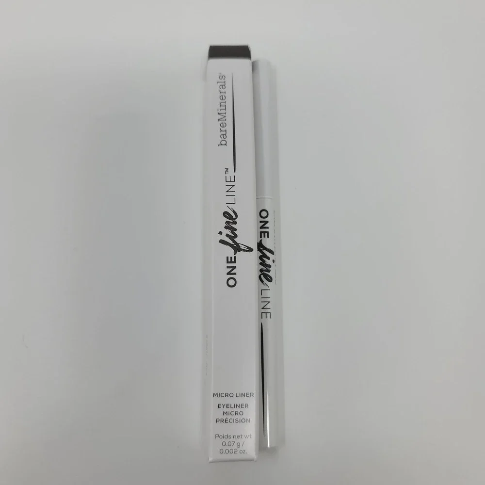 BareMinerals One Fine Line Micro Liner Eyeliner Sharp Charcoal Gray Grey 0.002Oz